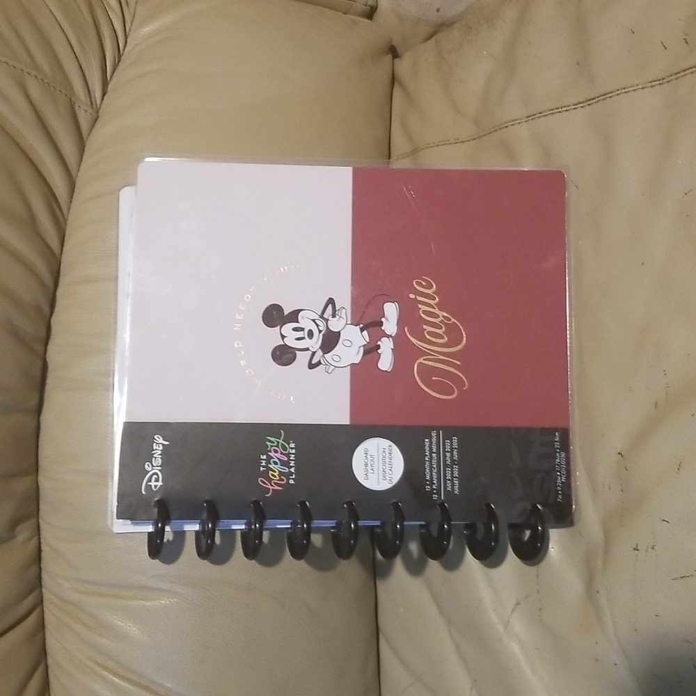 Disney The Happy Planner - 12 Month July 2022-June 2023 Dashboard Layout
